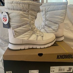 Khombu White Snow Boots